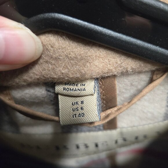 100% Authentic Burberry Blackwell wool duffle Coat New Camel - Picture 11 of 15